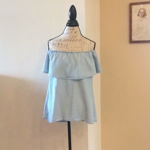 Light Blue Chambray Sanctuary Blouse